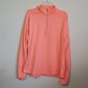 Nike dri fit quarter zip sweatshirt L